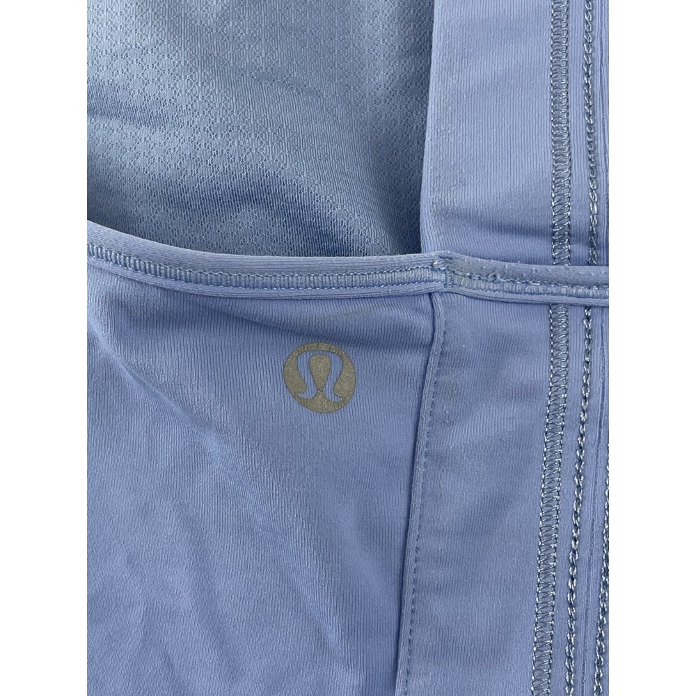 Lululemon Periwinkle Blue Racerback Tank Top Built-in Shelf‎ Bra Ladder Stitch - Picture 8 of 8